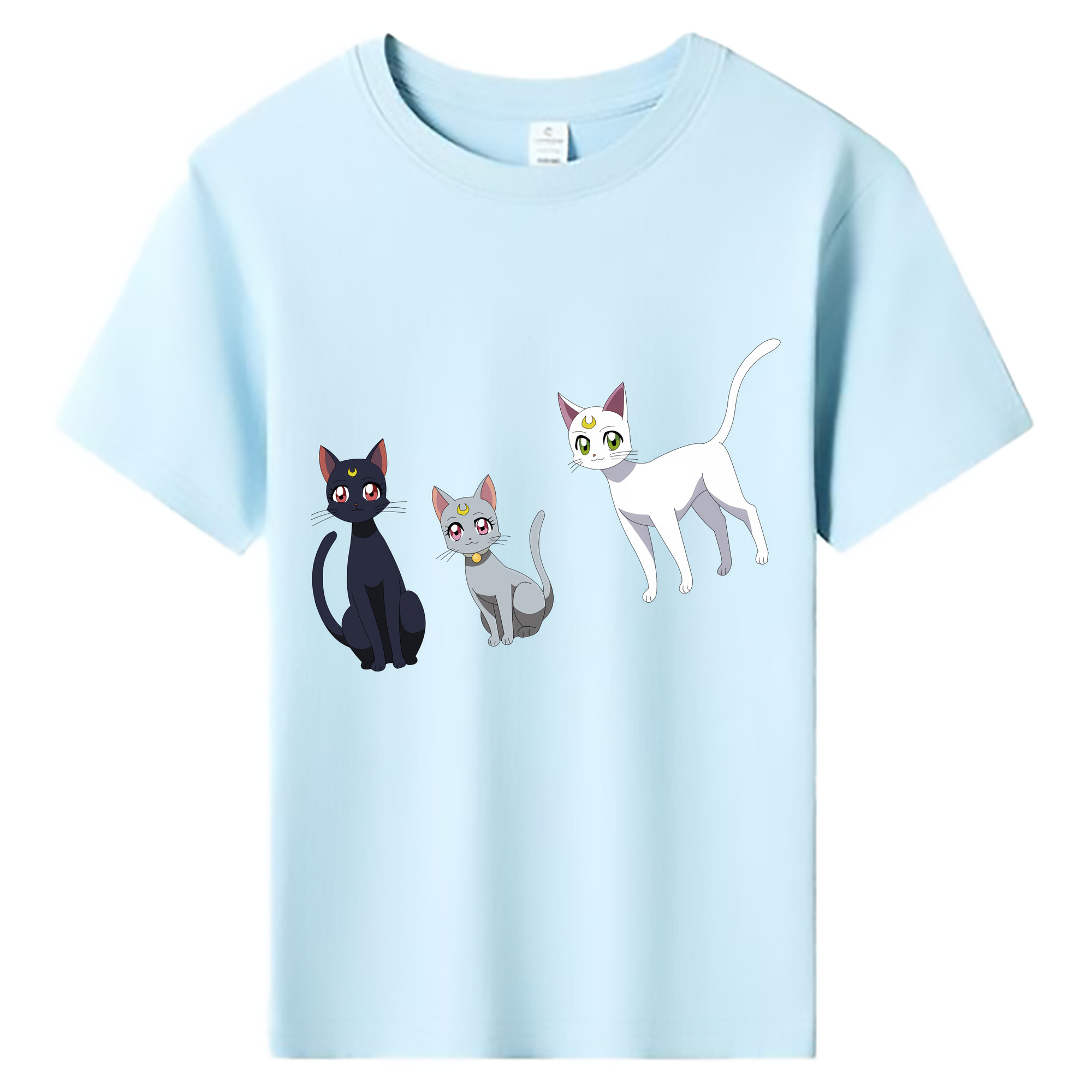 （画像用） 美少女戦士セーラームーン Sailor Moon 綿100％キッズTシャツ（フロントプリント）